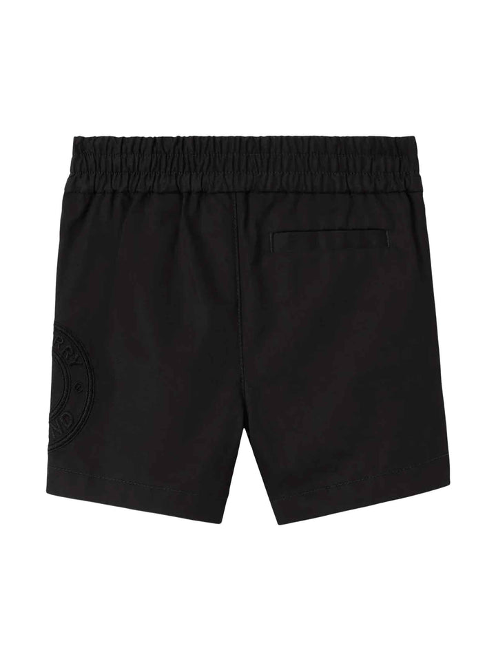 Shorts neri neonato