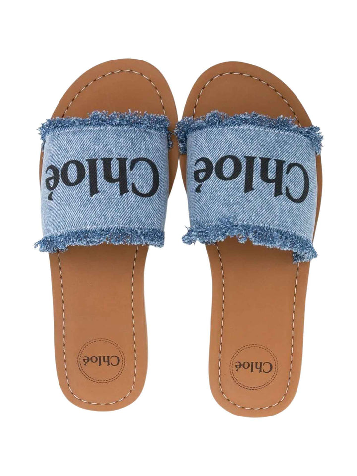 Sandali denim bambina