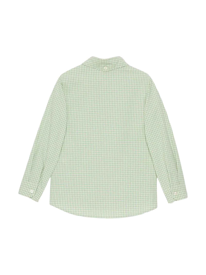 Camicia verde bambino