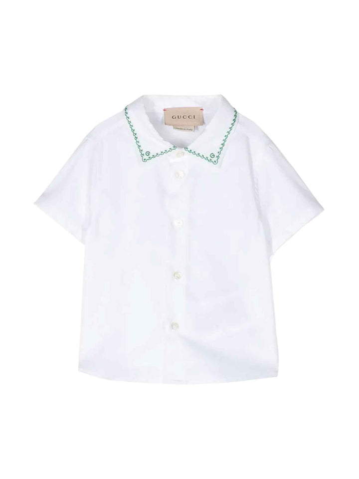 Camicia bianca neonato