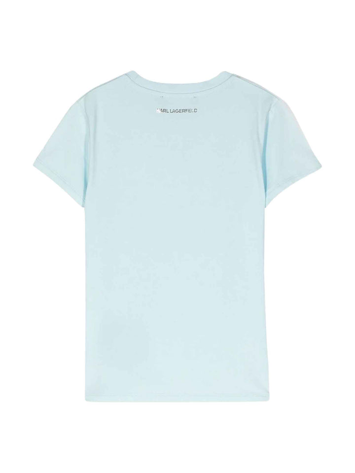 T-shirt blu bambina