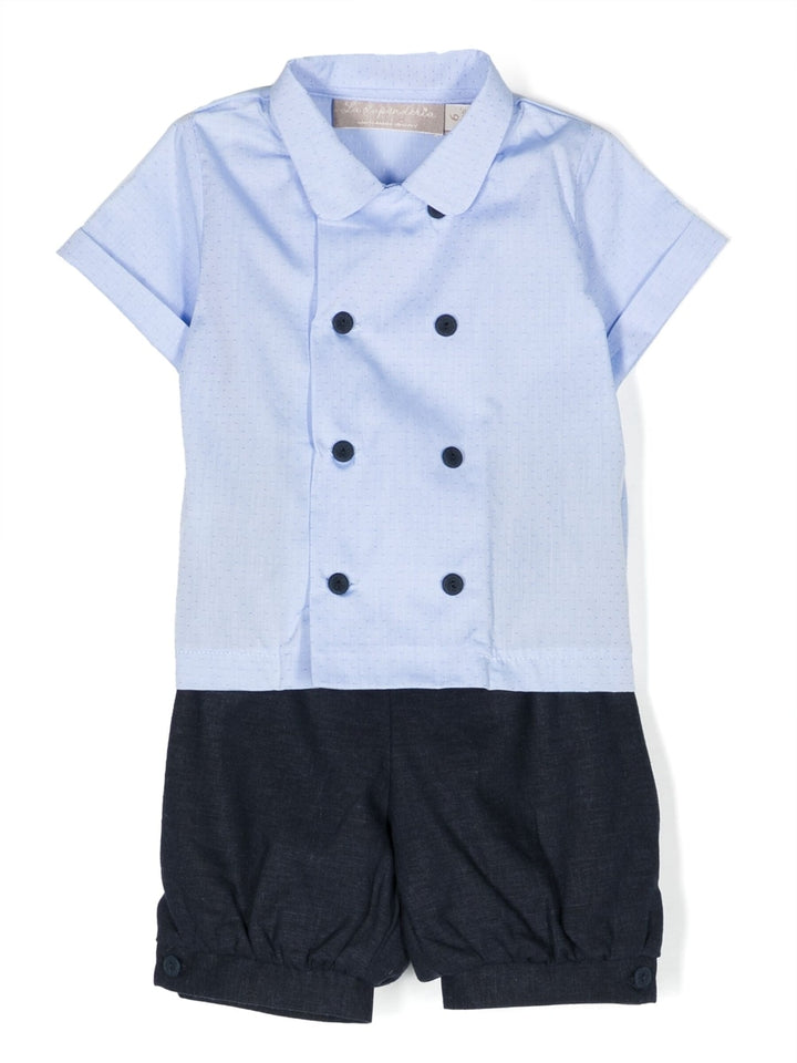 Shorts blu neonato