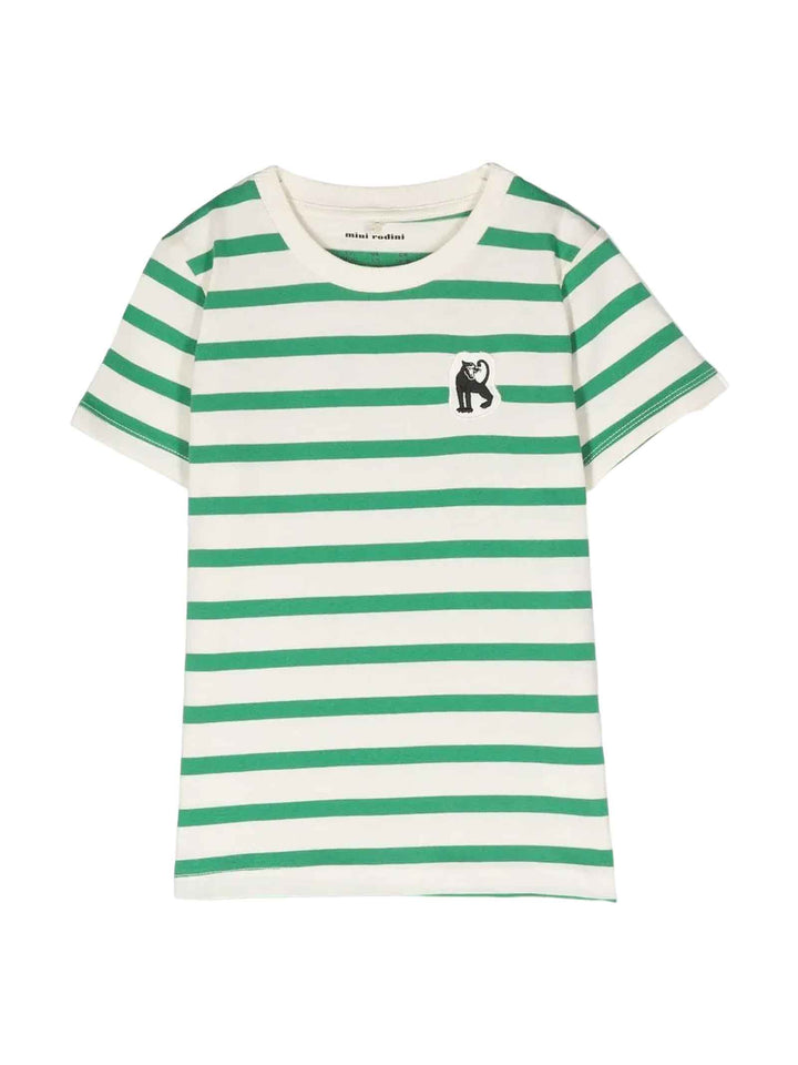 T-shirt verde bambina