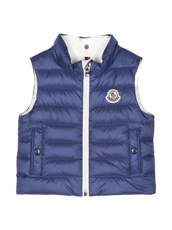 Gilet bleu bébé unisexe