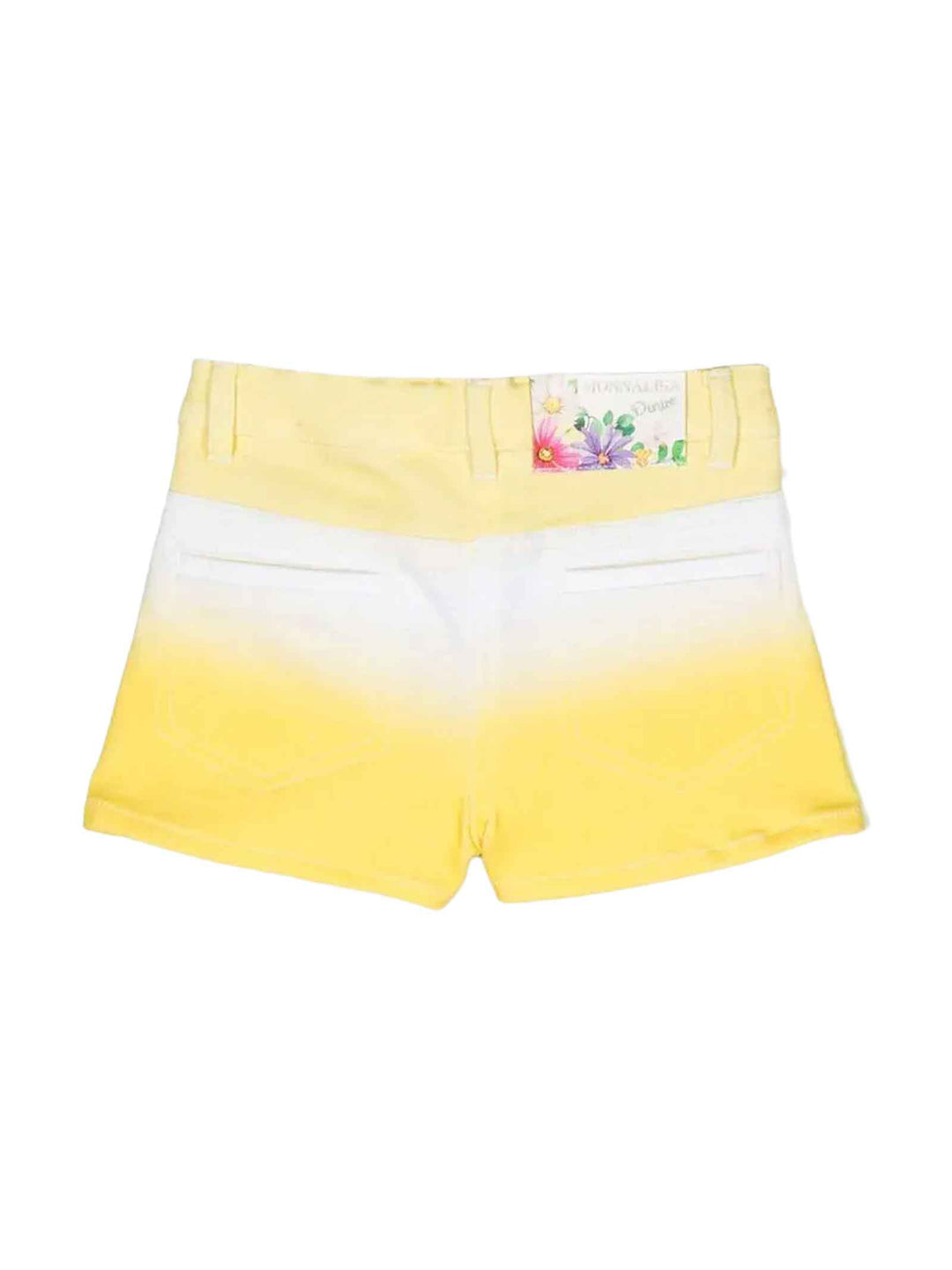 Short jaune pour fille