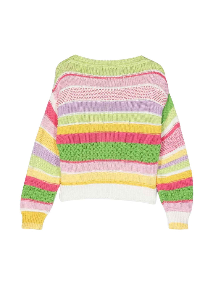 Cardigan multicolor bambina