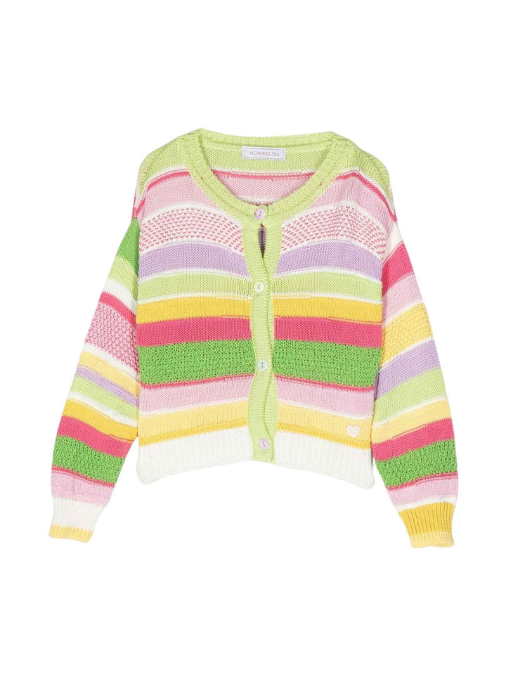 Cardigan multicolor bambina