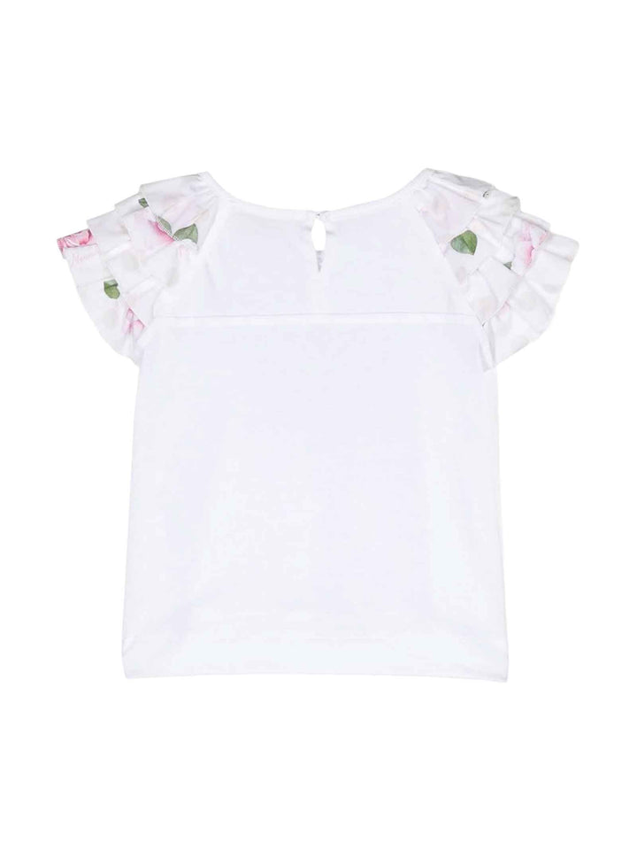 T-shirt bianca neonata