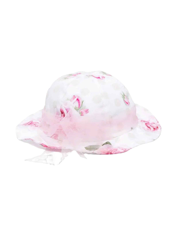 Cappello bianco neonata