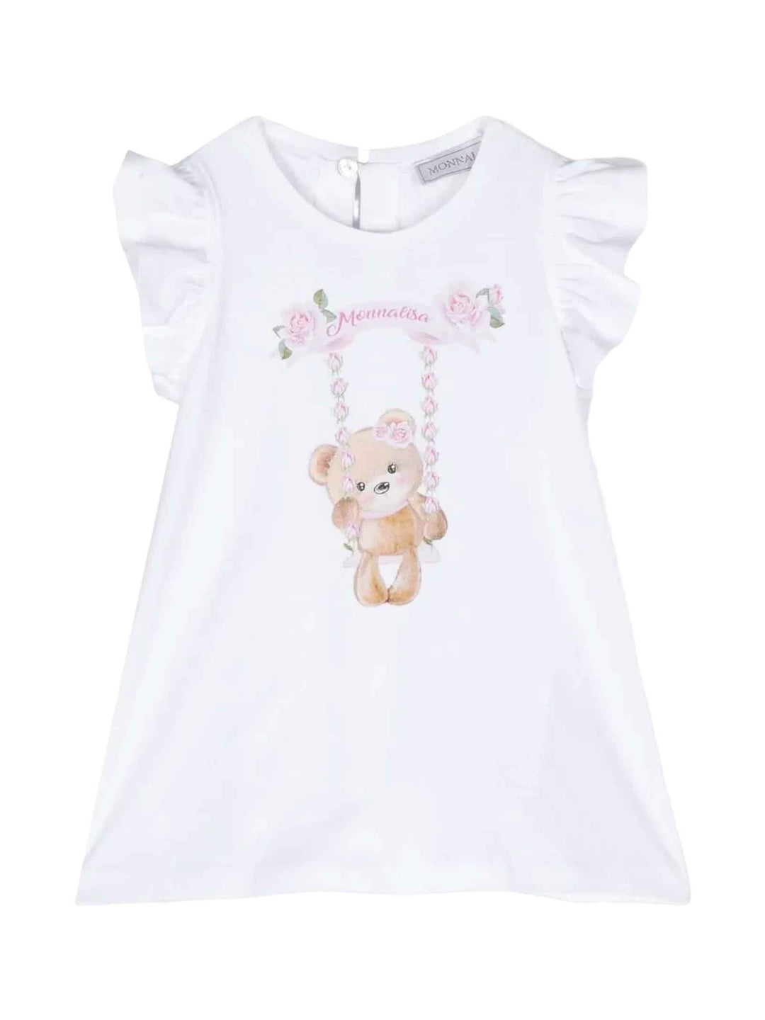 T-shirt bianca neonata