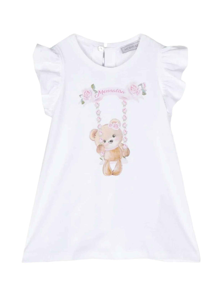 T-shirt bianca neonata