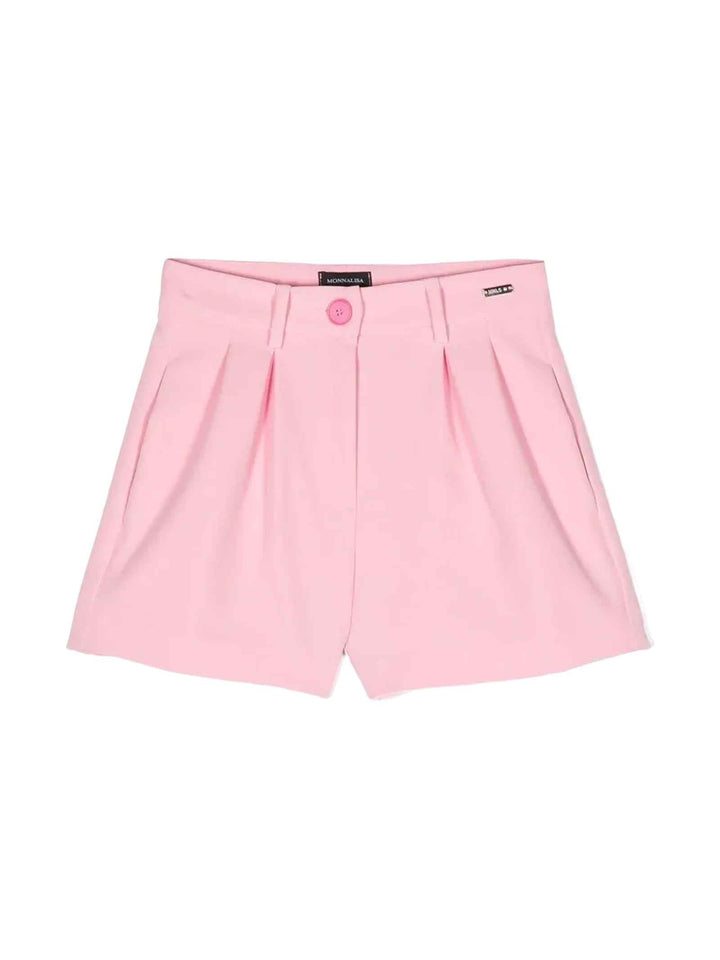 Shorts rosa bambina