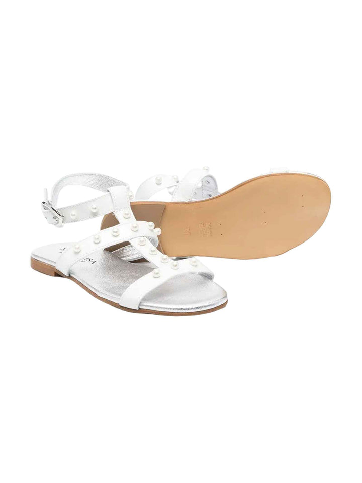 Sandales blanches fille