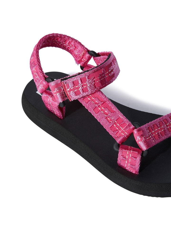 sandales fuchsia pour filles