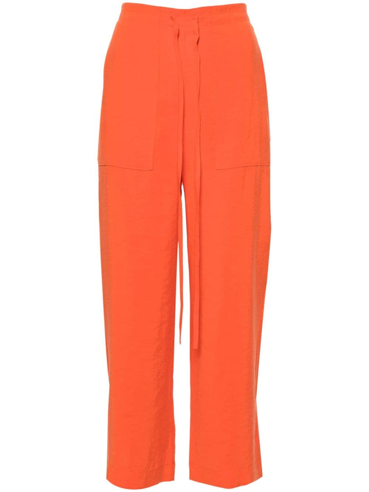 Pantalon femme orange