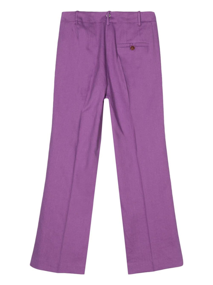 Pantalon femme violet