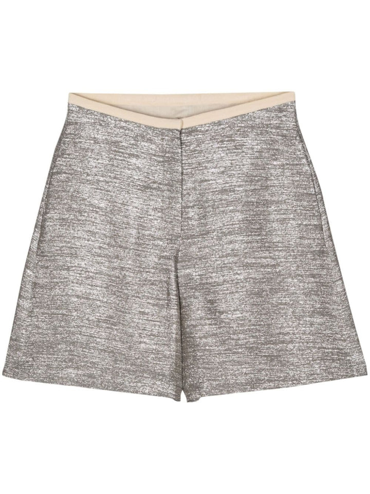 Shorts argento donna