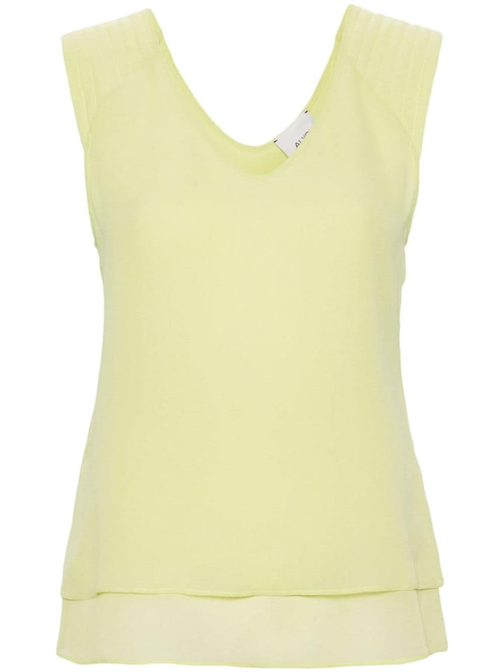 Top verde donna