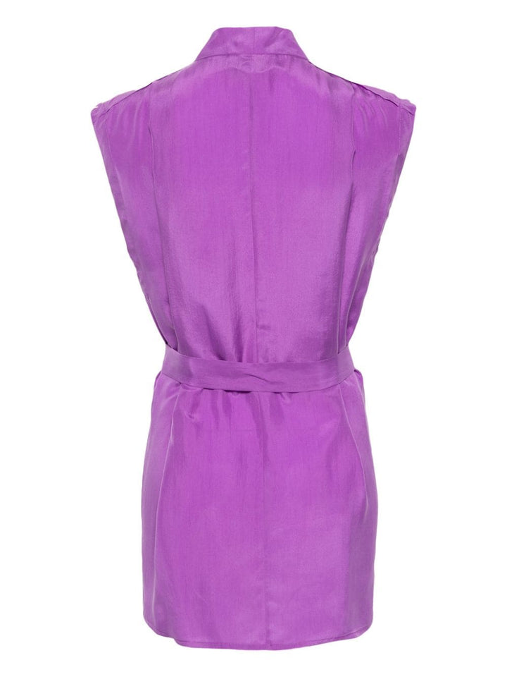 Gilet femme violet