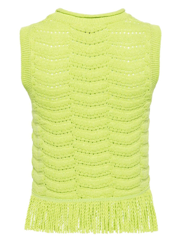 Top femme citron vert