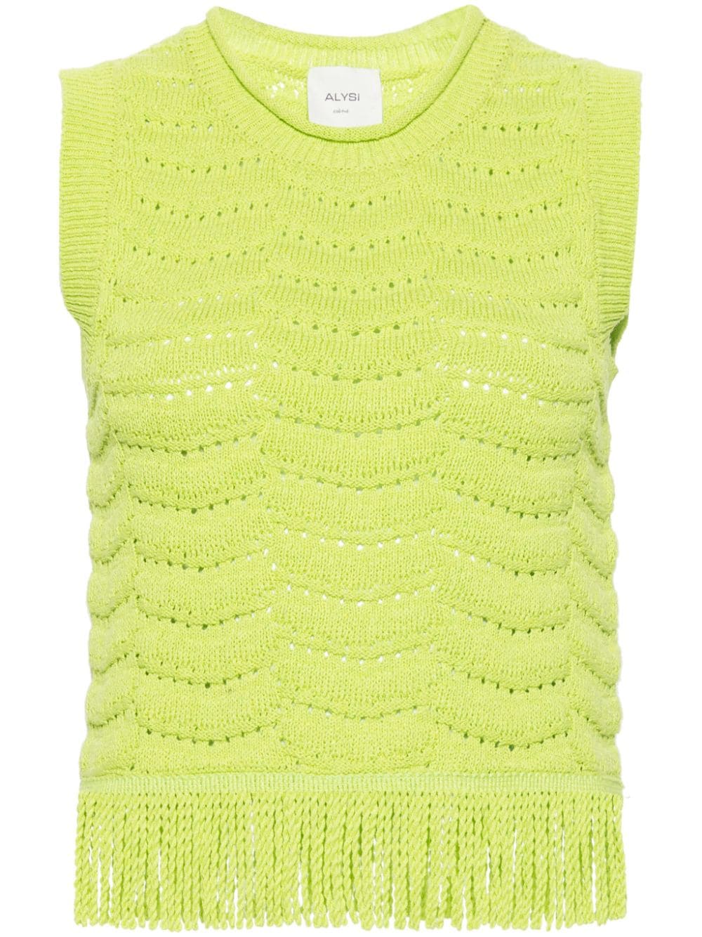 Top femme citron vert