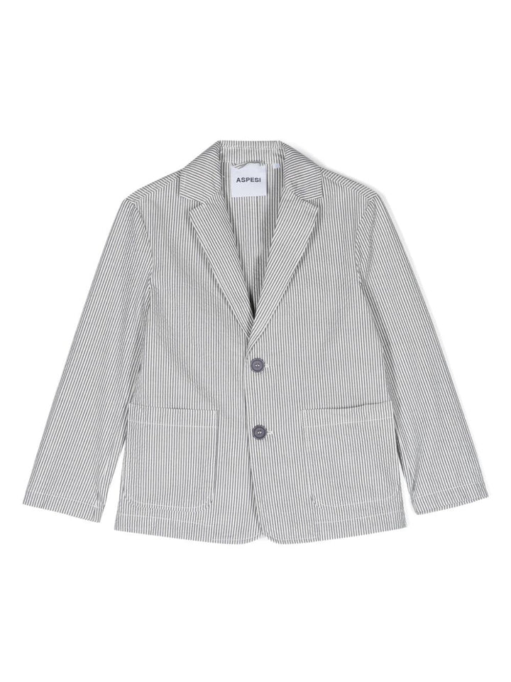 Blazer bianco/blu bambino