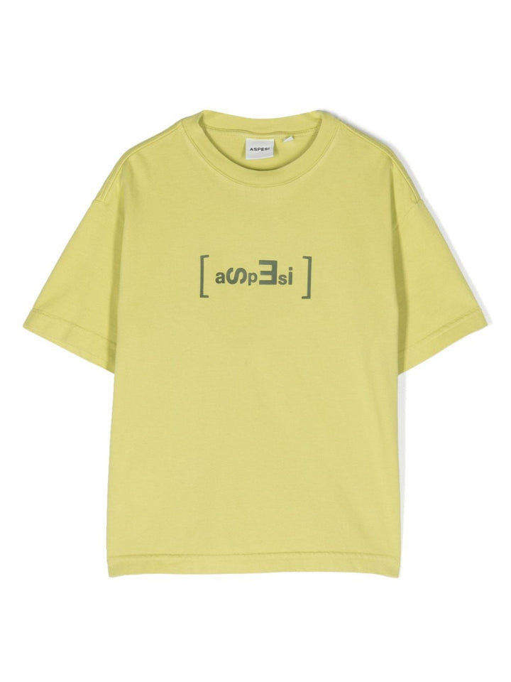 t-shirt lime bambino