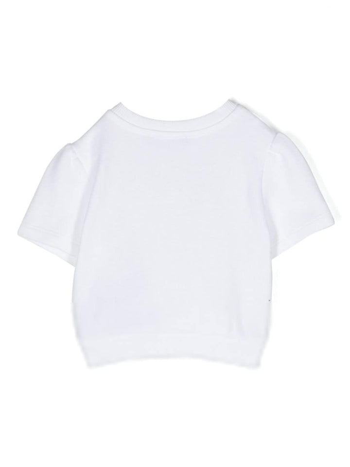 T-shirt bianca neonata