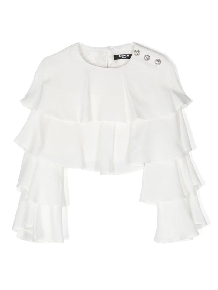 Blusa bianca bambina