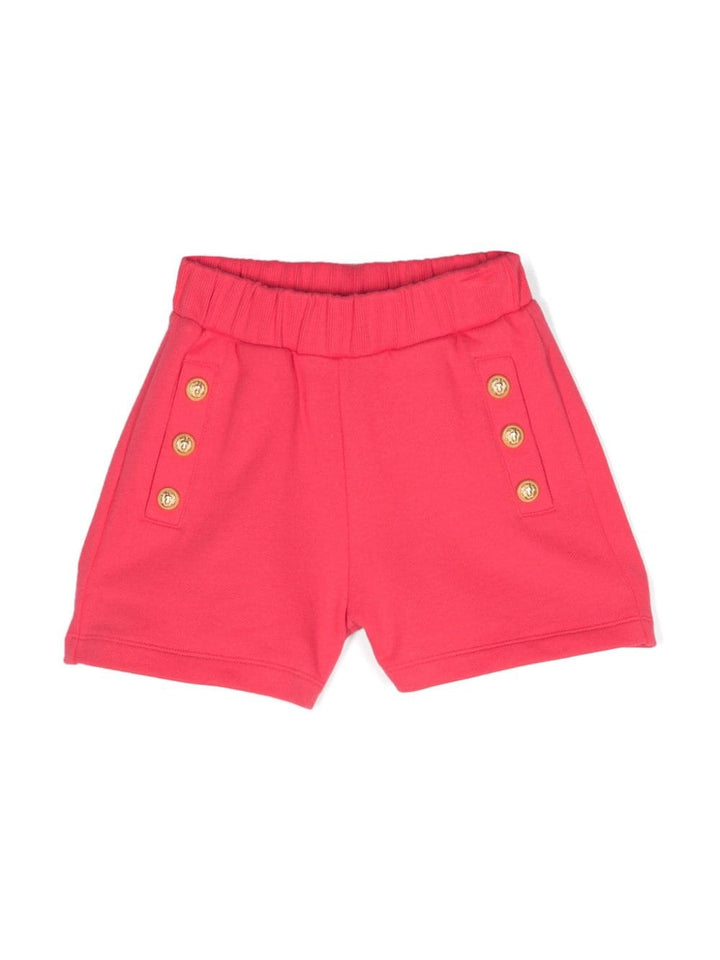 Shorts rosa bambina