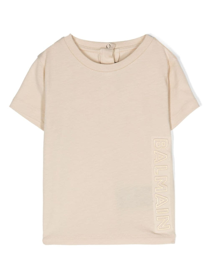 T-shirt beige neonato