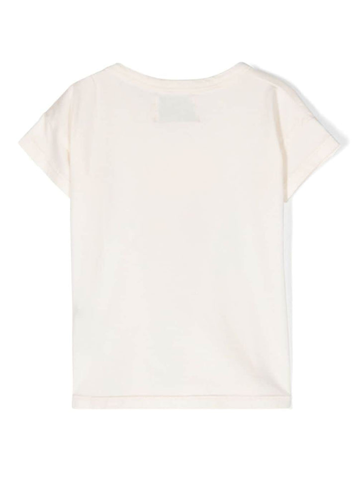 T-shirt nouveau-né blanc ivoire