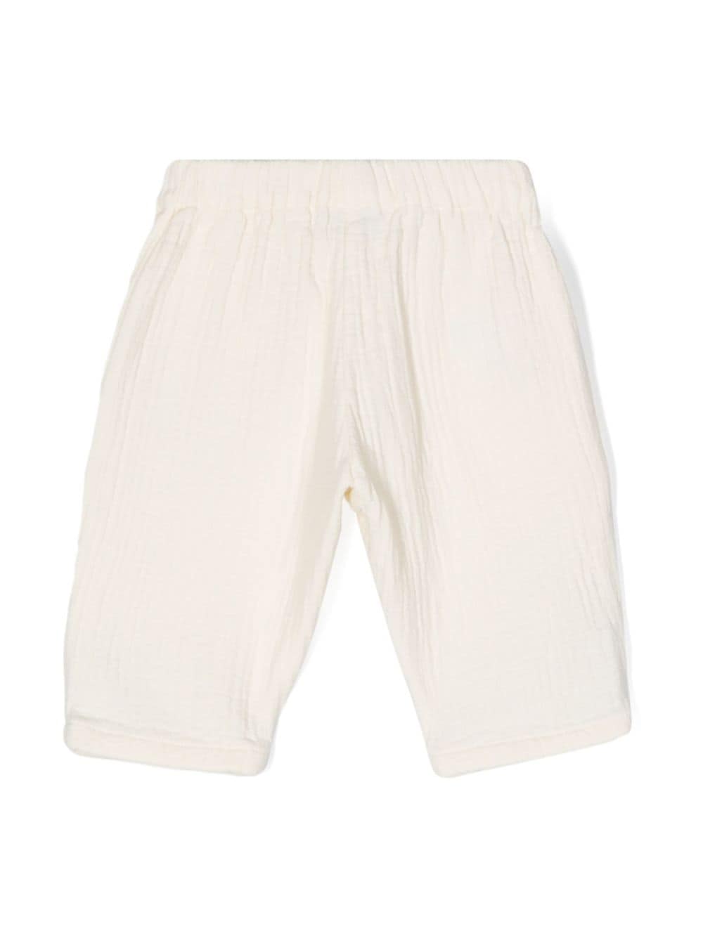 Pantalon nouveau-né blanc/multicolore