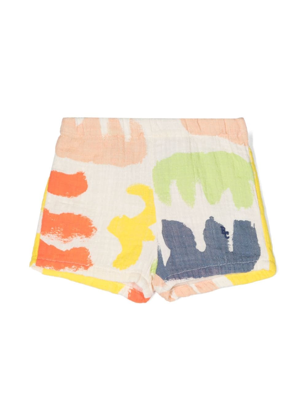 Shorts bianco/multicolore neonata