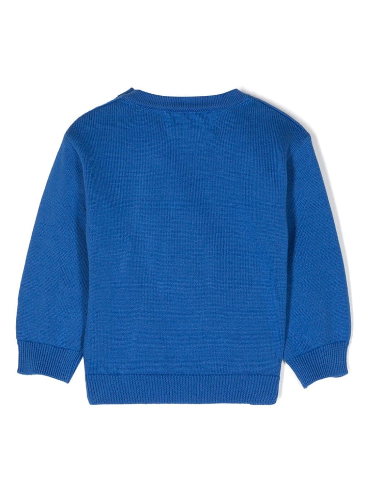 Maglione blu/multicolore  neonato unisex