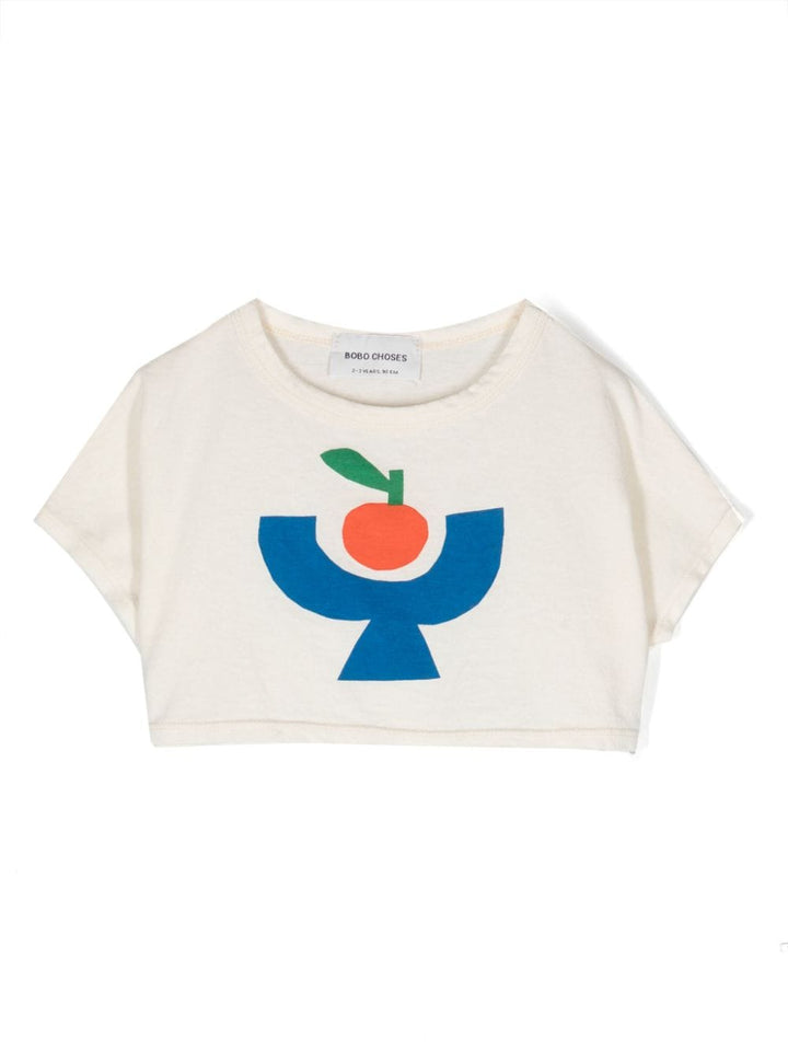 T-shirt bianca bambino