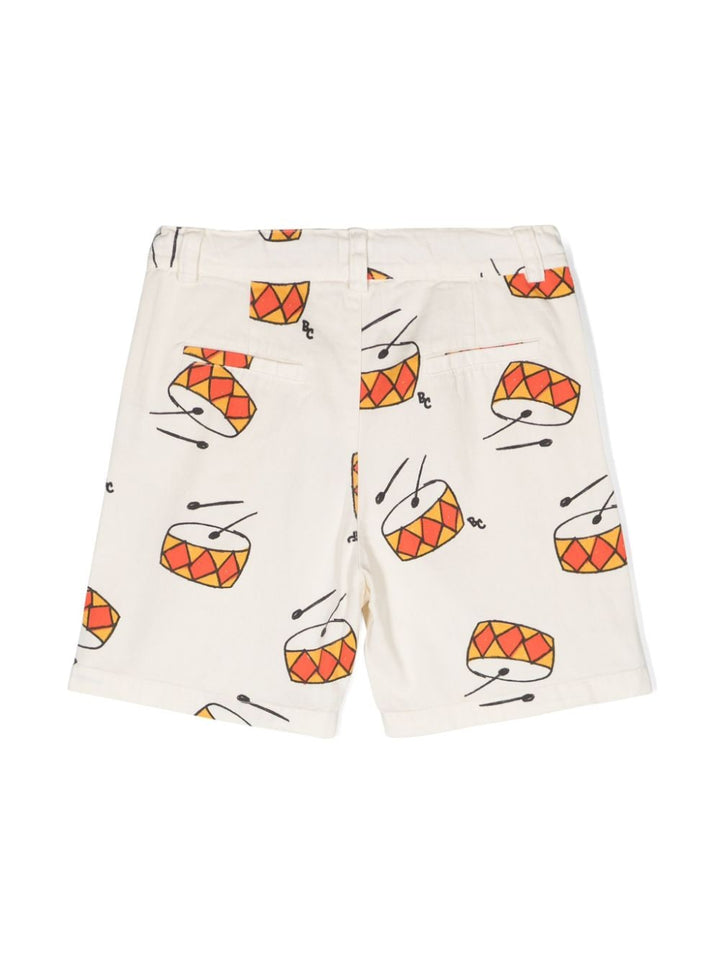 Short blanc/multicolore pour enfant