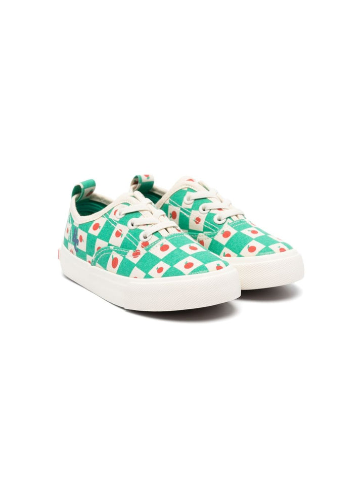 Sneakers bianco/verde unisex