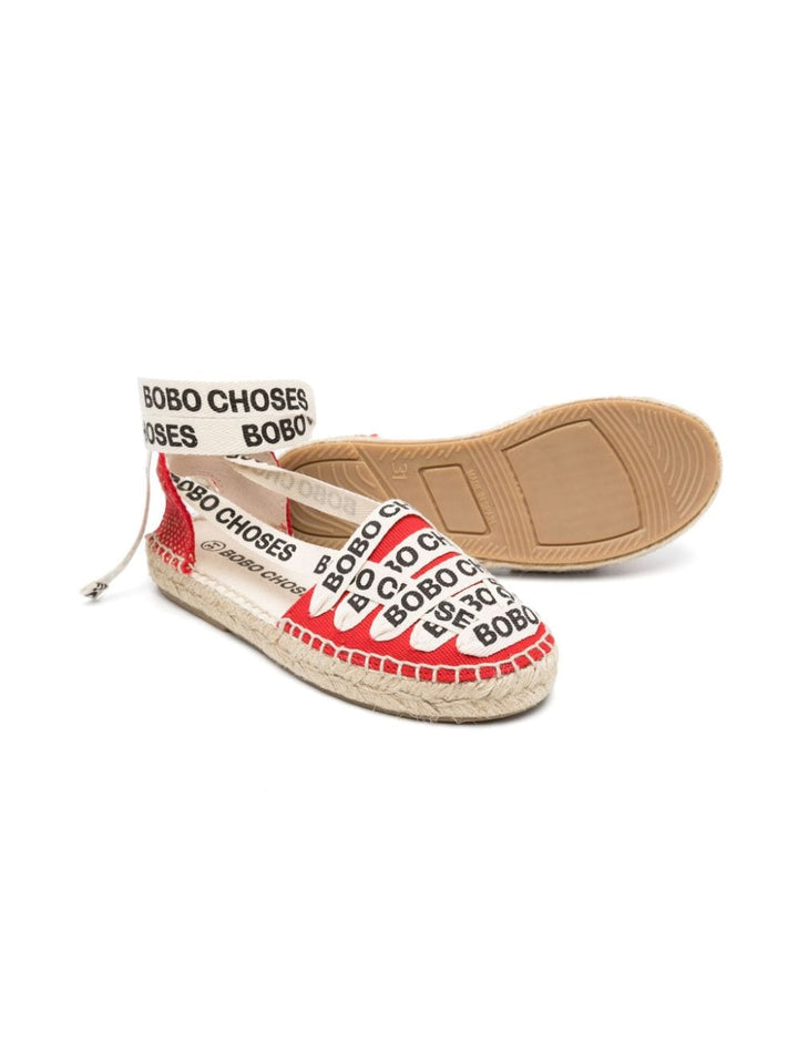 Espadrilles rouges pour fille