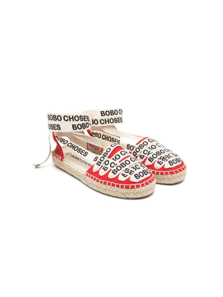 Espadrilles rouges pour fille