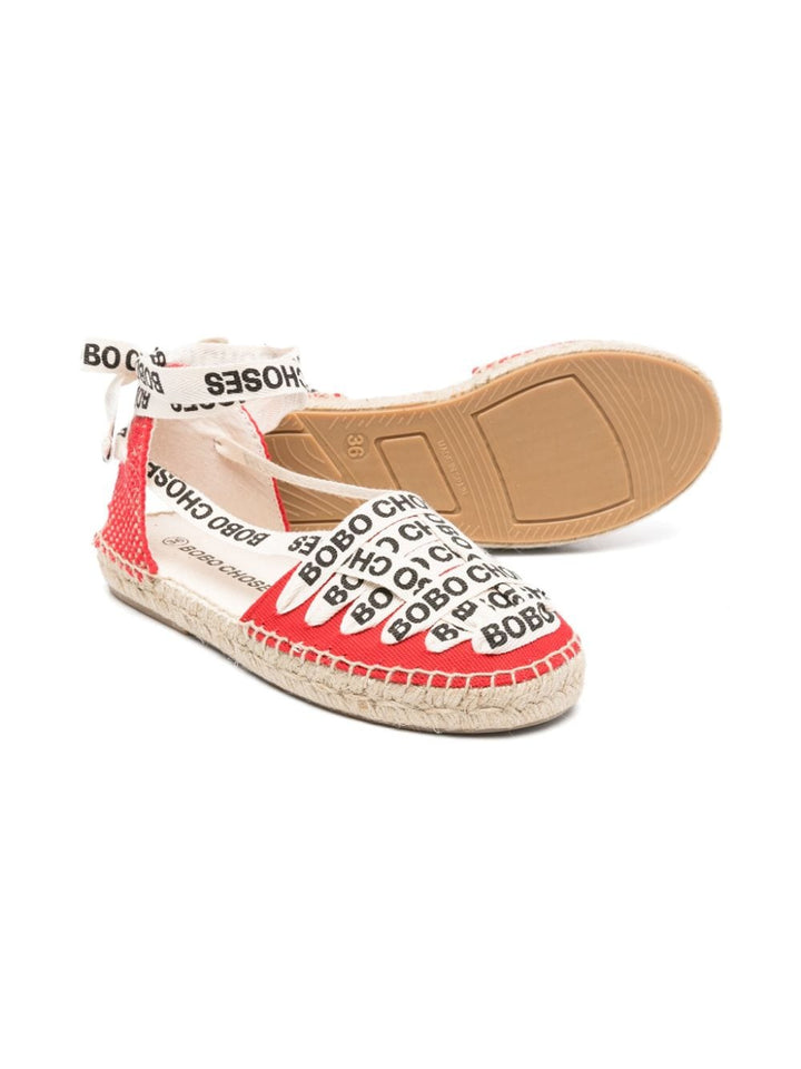 espadrillas rossa bambina