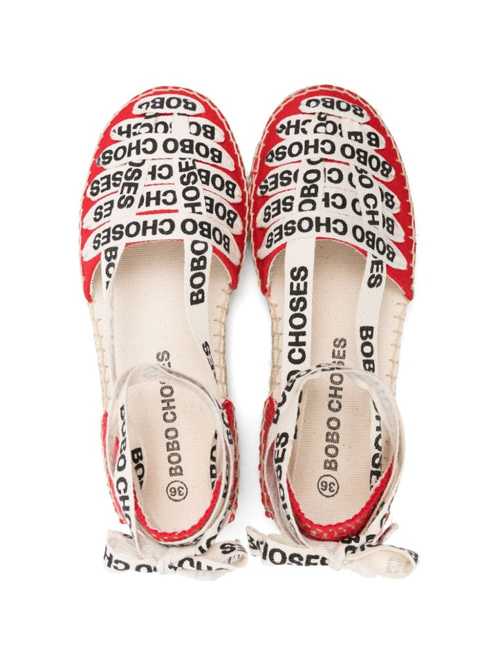 espadrilles rouges pour filles