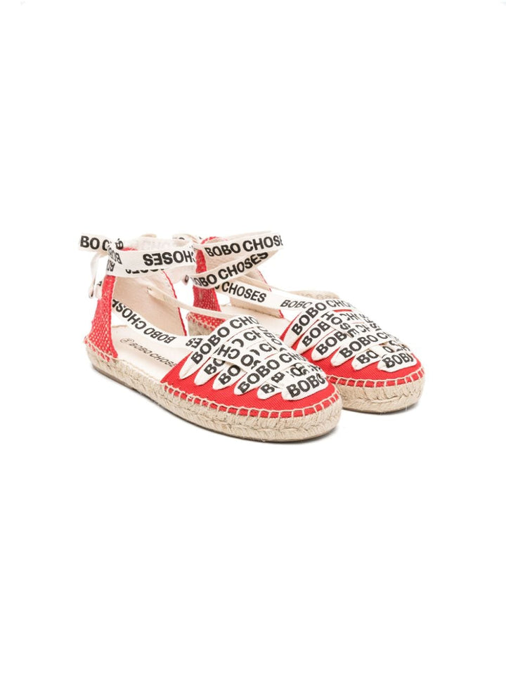 espadrilles rouges pour filles