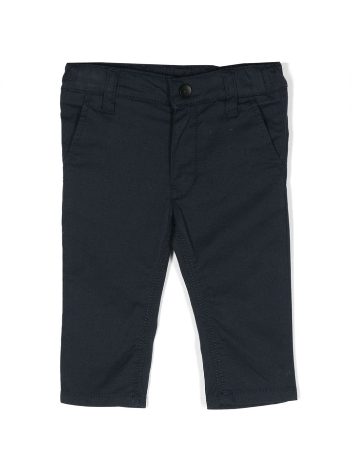 Pantaloni neonato blu navy