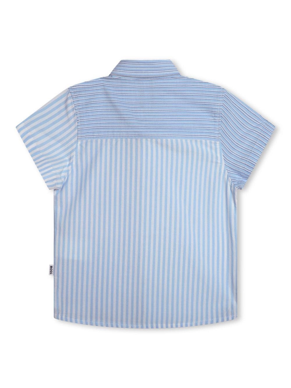 Camicia neonato bianco/blu