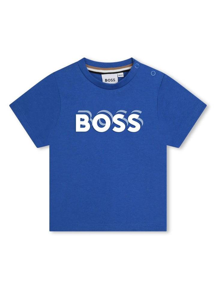 T-shirt neonato blu reale