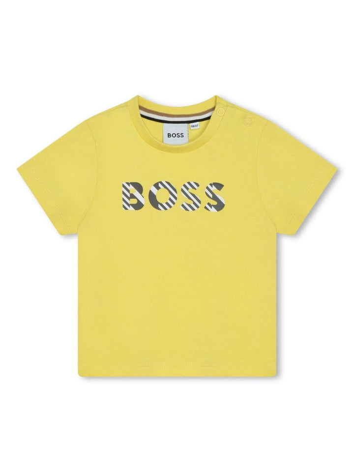 T-shirt neonato gialla