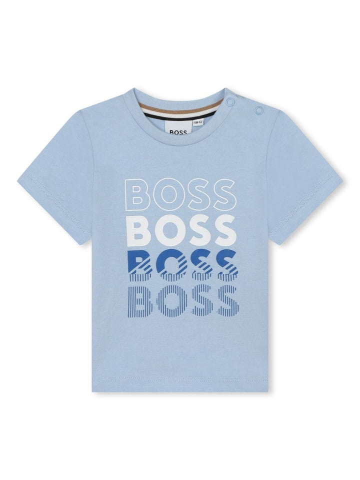 T-shirt bébé bleu pastel