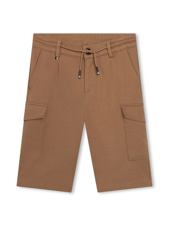 Shorts bambino marrone