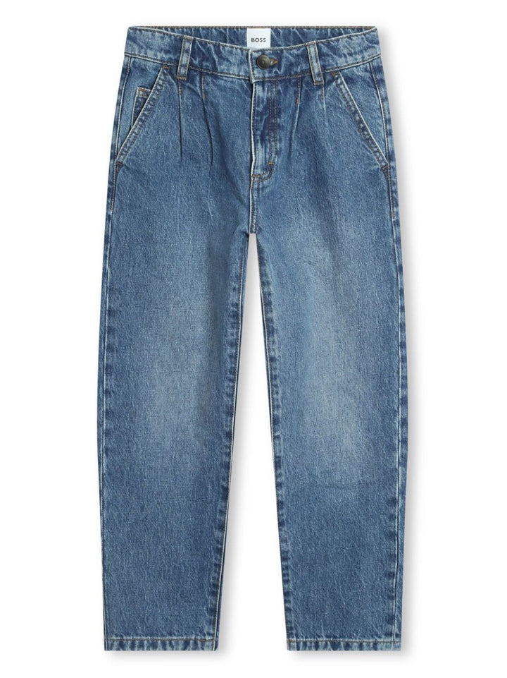 Jeans bambino indaco